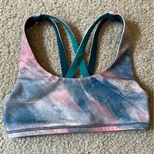 Ivivva Pink and Blue Artistic Tank Top